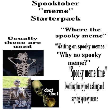 Spooky Memes Starterpack Rstarterpacks Starter Packs Know Your Meme