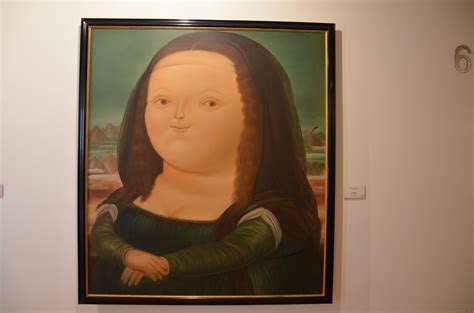 Museo Botero Bogotá Fernando Botero Mona Lisa Parody Figurative