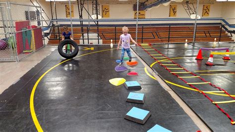 Carlys Pe Games Ninja Training Courses For Elementary Students