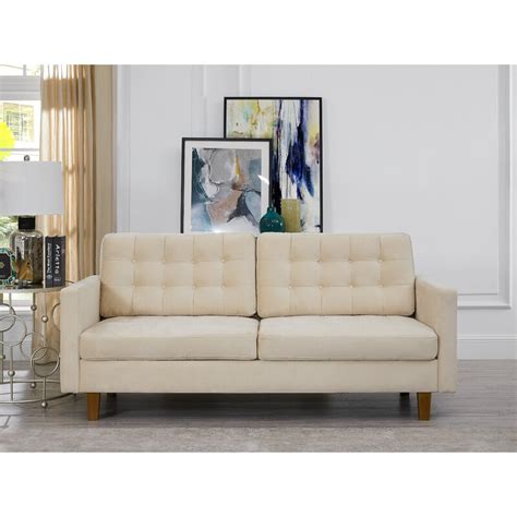 Sofa buying tips for your best sofa! George Oliver Vicki 75" Square Arm Sofa | Wayfair