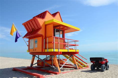 City Of Miami Beach Lifeguard Towers