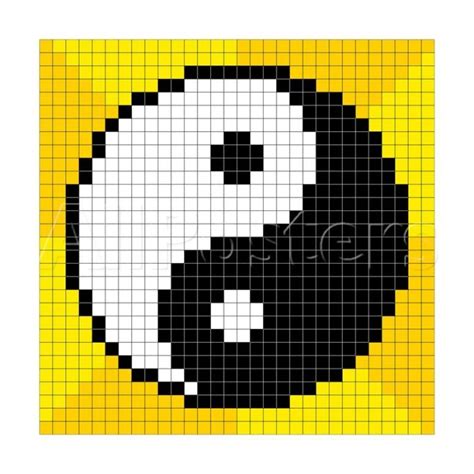 Pixel Art Yin Yang 31 Idées Et Designs Pour Vous Inspirer En Images