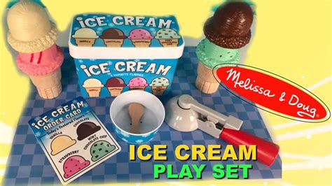Ice Cream Play Set By Melissa And Doug Toys Galaxy Youtube