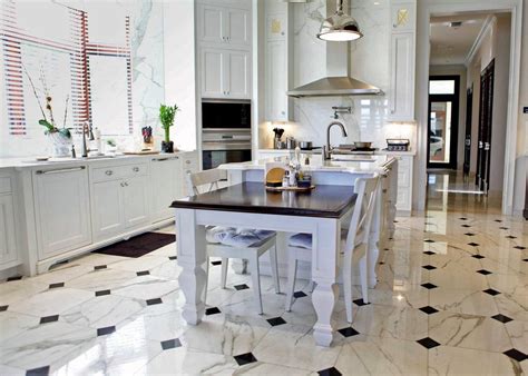 With such a wide selection of wall & floor tile for sale, from brands like somertile, ivy hill tile, and tilesbay, you're sure to find something that you'll love. 15 Delightful Kitchen Designs With Marble Flooring For ...