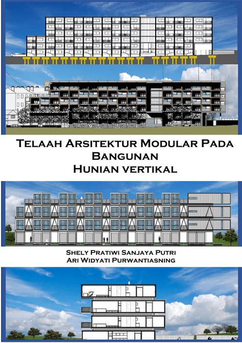 Pdf Telaah Arsitektur Modular Pada Bangunan Hunian Vertikal