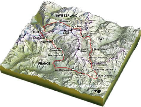 The Tour De Mont Blanc Trail Stages The Route Here And Throughout