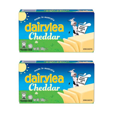 Kraft Dairylea Cheese Cheddar 500g Bundle Of 2 Ntuc Fairprice