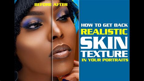 Photoshop Tutorial How To Create Extremely Realistic Skin Texture The