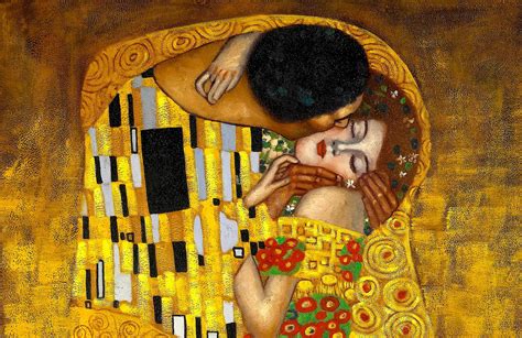 Mural El Beso De Gustav Klimt Hovia Es