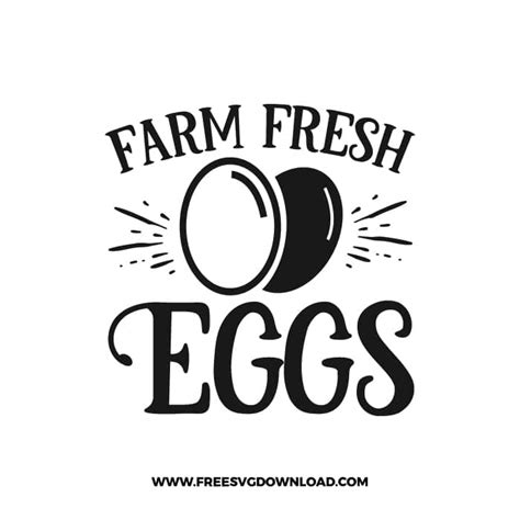 Farm Fresh Eggs 5 Svg And Png Cut Files Free Svg Download