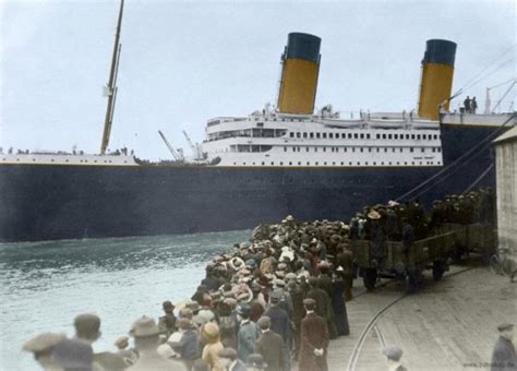 After the sinking of the titanic on april 15, 1912, the great ship slumbered on the floor of the atlantic oc. 16 Beautiful Colorized Photos of the RMS Titanic ~ Vintage ...