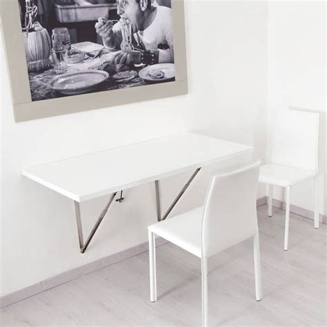 Designed to increase the space of your dining room when not in use, folding dining room table and chair sets offer a customisable seating solution for the whole family. Wall Mounted Folding Table - Space Saving Solutions | NTC