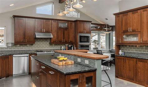 How To Modernize Cherry Kitchen Cabinets Lily Ann Cabinets