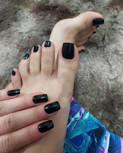 Black Toe Nails Pretty Toe Nails Cute Toe Nails Pretty Toes Cute