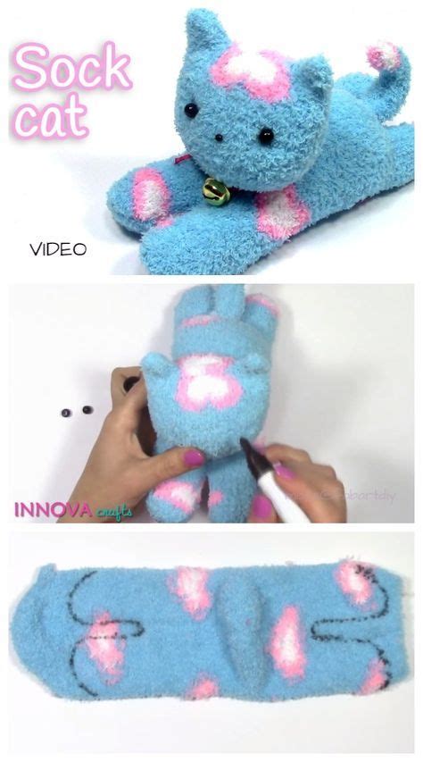 Diy Sock Kitten Free Sewing Pattern Video Tutorial Artofit