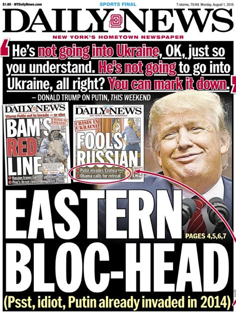 Todays New York Daily News Front Cover Democratic Underground