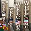 Welcome Front Porch Sign With Interchangeable Designs  Mamasaurus