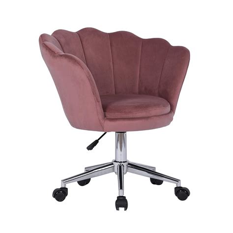 Buy Farelves Velvet Desk Chair Swivel Computer Chair For Home