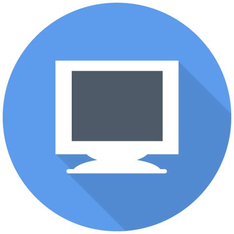 Monitor Icon | Free Flat Multimedia Iconpack | DesignBolts gambar png