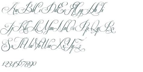 Usmc in block letters with the e.g.a. Fancy Cursive Fonts Alphabet For Tattoos fancy cursive ...