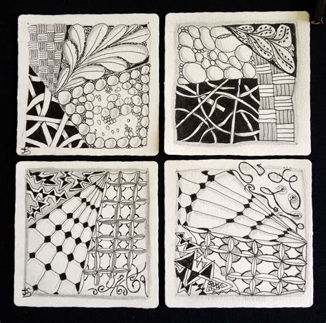 Zentangle Patterns For Beginners Step By