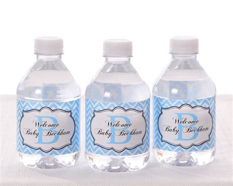 40 Personalized Water Bottle Labels Baby Shower Birthday