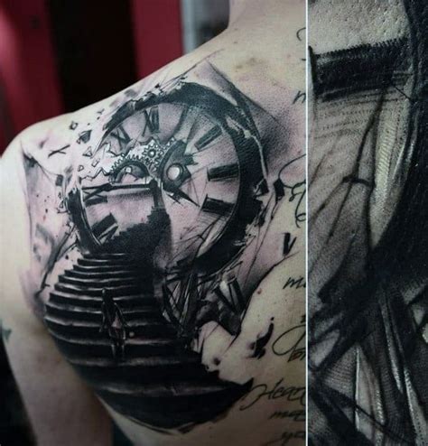 Top 80 Mind Blowing Clock Tattoos 2021 Inspiration Guide