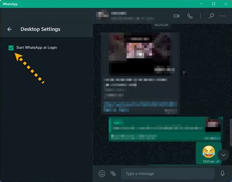 Start Whatsapp Desktop Automatically At Windows Startup