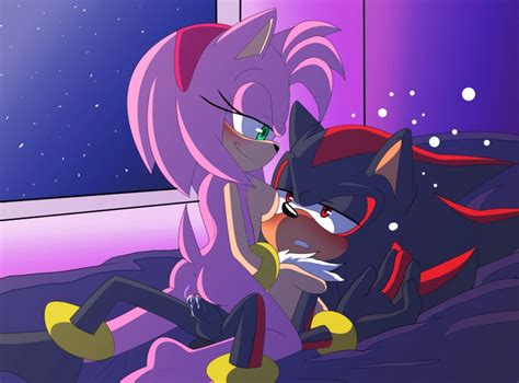 Rule 34 Amy Rose Pink Fur Pink Hair Shadamy Shadow The Hedgehog Sonic