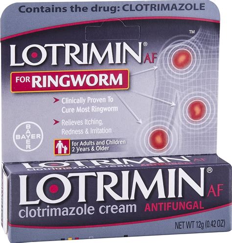 Buy Lotrimin Af Ringworm Cream Clotrimazole 1 Clinically Proven