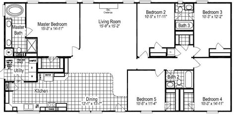 By far our trendiest bedroom configuration, 3 bedroom floor plans allow for a wide number of options and a a single professional may incorporate a home office into their three bedroom house plan, while still leaving space for a guest room. This Luxe 5 Bedroom 3 Bath Floor Plans Ideas Feels Like ...