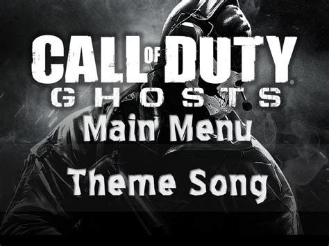 Call Of Duty Ghosts Main Menu Theme Song Youtube