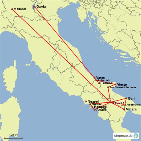 Italien kampanien provinz salerno monteforte cilento. Rundreise Italien 2013 von totto168 - Landkarte für Italien