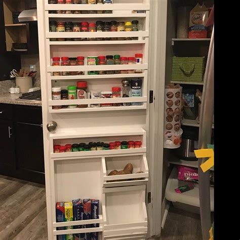Organize Your Pantry With A Door Storage Rack Home Storage Solutions