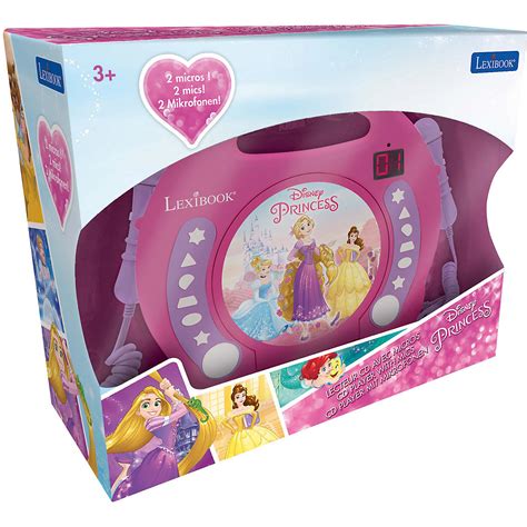 Disney Princess Kinder Cd Player Mit 2 Mikrofonen Disney Princess Mytoys