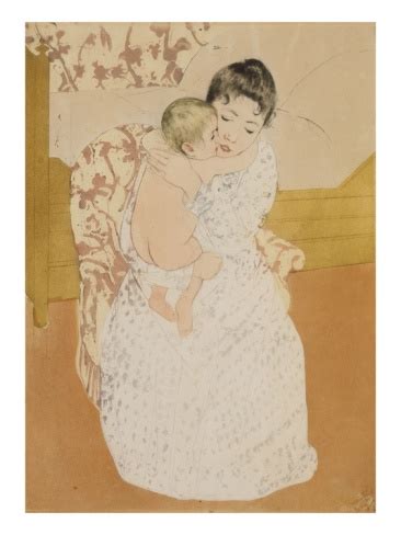Maternal Caress Giclee Print Mary Cassatt Art Mary Cassatt
