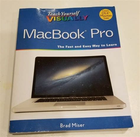 Teach Yourself Visually Macbook Pro Covers Osx Mountain Lion Brad Miser