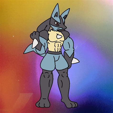 Mega lucario was originally believed to be the first discovered mega evolution. lucario level 55 by dragoncima13 on DeviantArt
