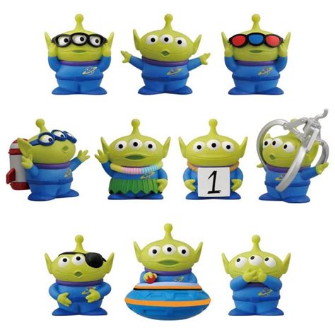 Ensky Sofvi Puppet Mascot Toy Story Aliens Figure Box 10pcs