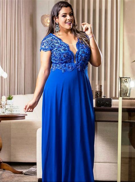 Royal Blue Plus Size Prom Dresseslong Plus Size Prom Dressplus Size