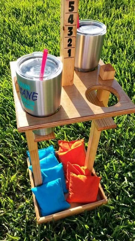 Cornhole Score Tower Drink Holder Bag Caddy Combo Cornhole Champs