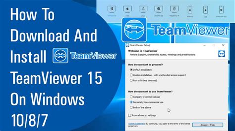 Looking to download safe free latest software now. How To Download And Install TeamViewer 15 On Windows 10/8 ...