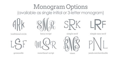 Free Printable Monogram Fonts Free Printable Monogram Letters Cricut