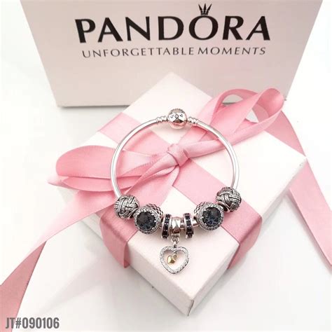 Pandora Bracelet With 7 Pcs Charms Pandora Jewelry Pandora Jewelry