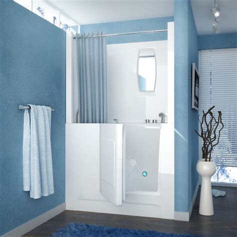 Meditub 2747 Walk In Tub 27 X 47 Right Drain White Bathtub — Ambient Home