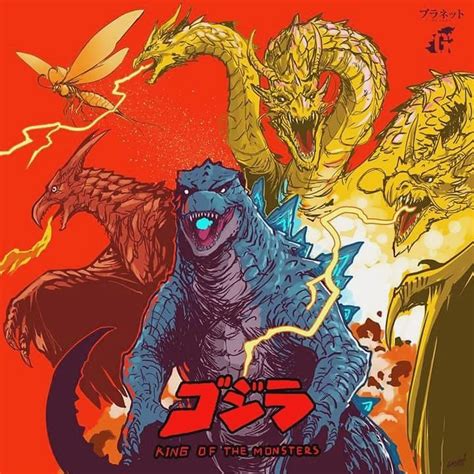 Godzilla, king of the monsters! Let's the hype begin. #godzilla #mothra #kingdhidorah # ...