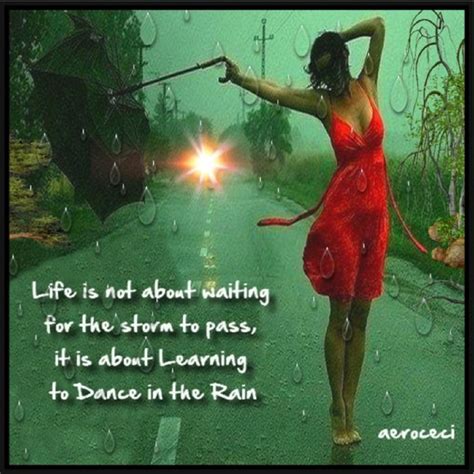 Life Isnt About Waiting For The Storm To Pass Its About Learning To