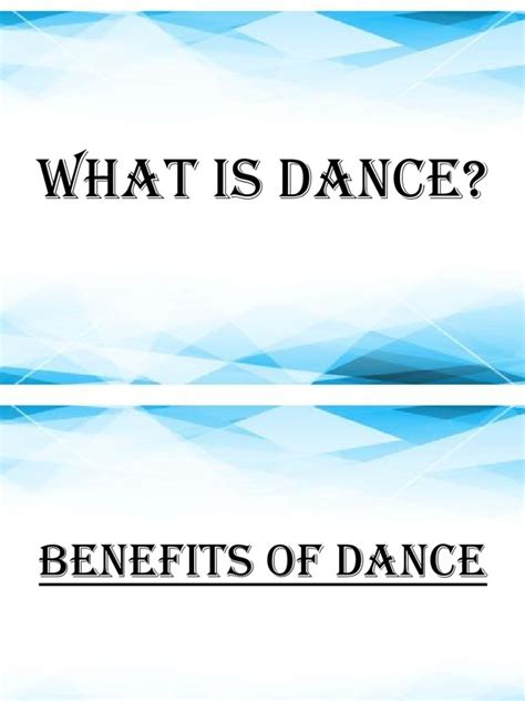 Benefits Of Dance Pdf Cardiovascular Diseases Dances