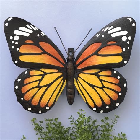 Metal Monarch Butterfly Wall Art Bits And Pieces