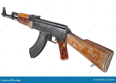 Rare First Model Ak 47 Assault Rifle Stock Image Image Of Equipment